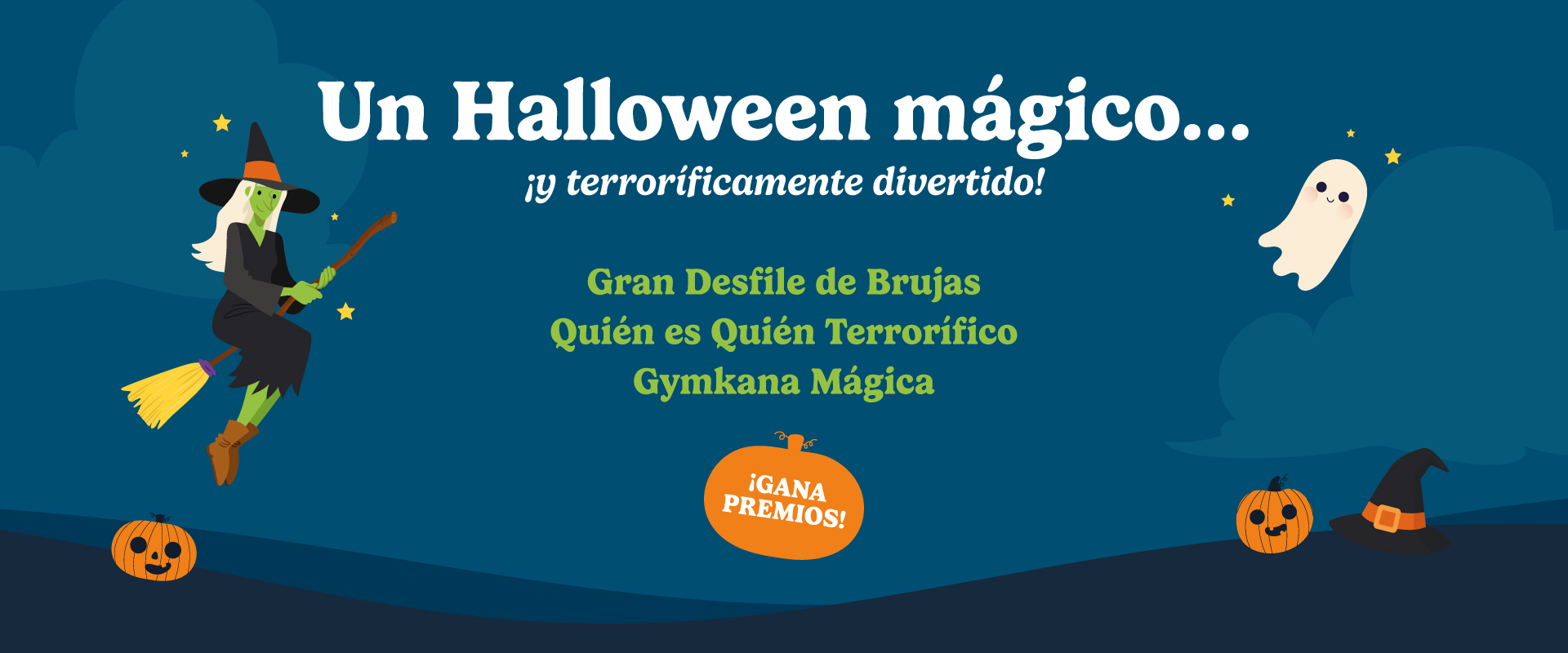 Este Halloween: juegos, gymkana y gran desfile de brujas